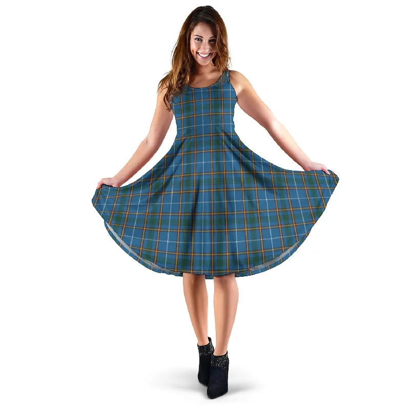 Reduced Prices Bain Tartan Sleeveless Midi Womens Dress