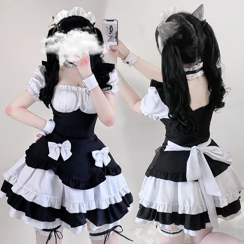 Final Markdown Lolita bow maid suit dress yv30540