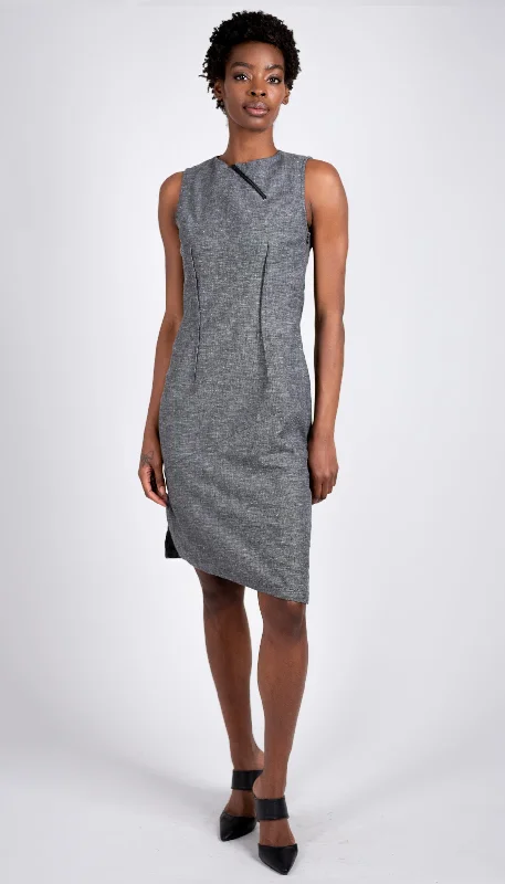 Major Savings Classic Cut Out Dress /Varied Stitch Texture