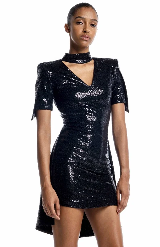 Weekend Deal Ravena | Fearless Silhouette: Mini Sequin Dress