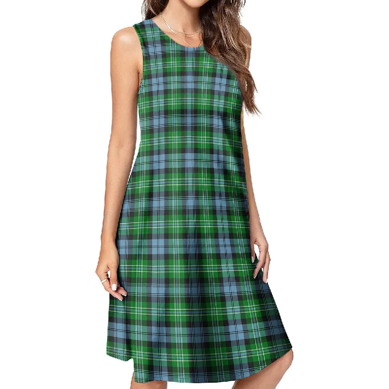 Hurry In Arbuthnot Ancient Tartan Womens Casual Dresses