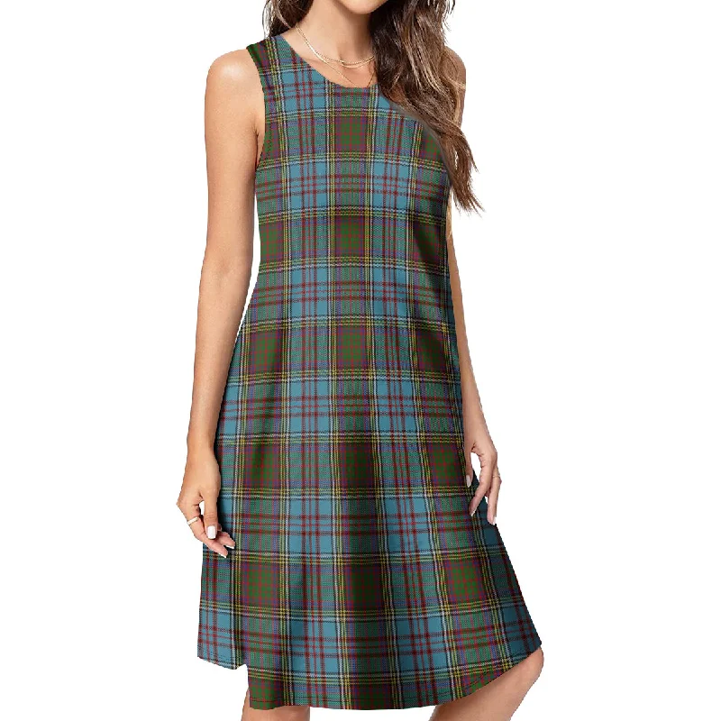 Weekend Deal Anderson Tartan Womens Casual Dresses
