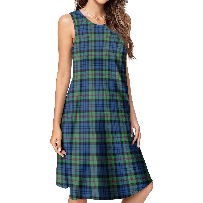 Online Exclusive Baird Ancient Tartan Womens Casual Dresses