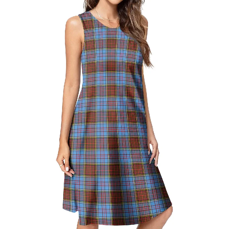Unmissable Offer Anderson Modern Tartan Womens Casual Dresses