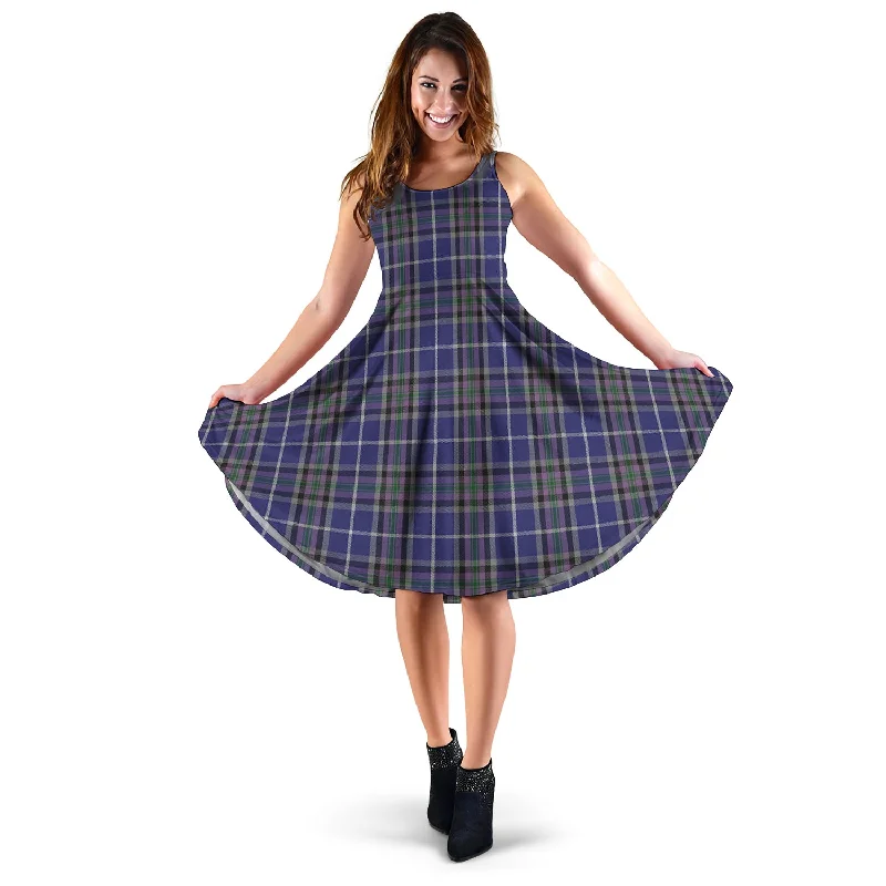 Blowout Sale Alexander of Menstry Tartan Sleeveless Midi Womens Dress