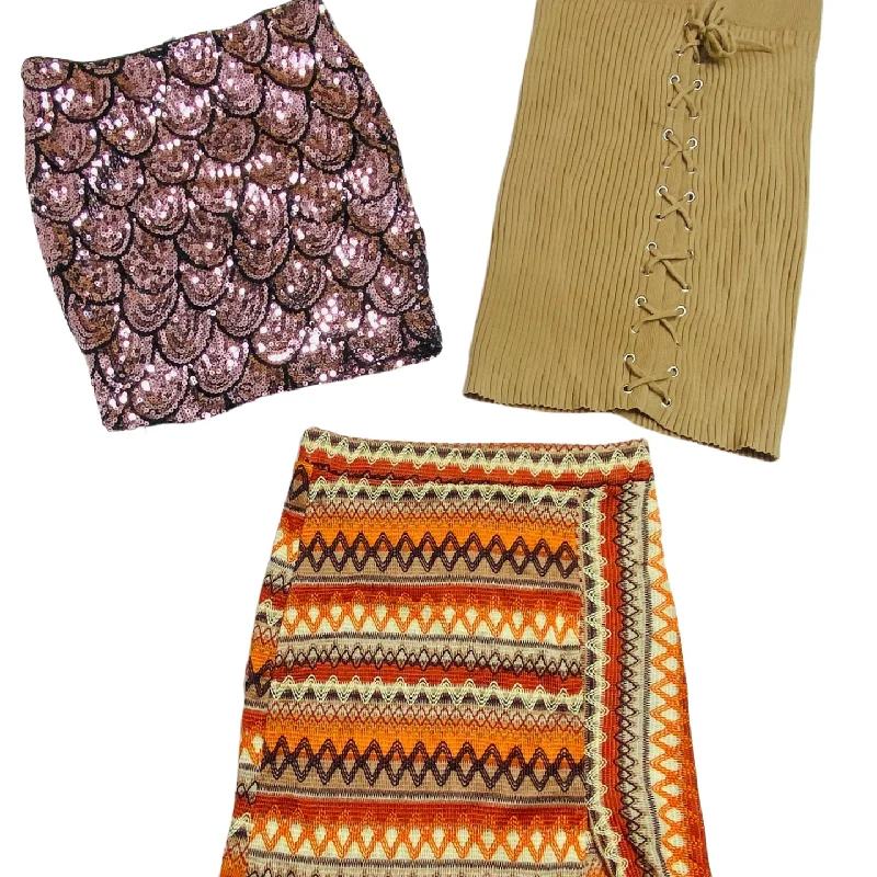 Price Meltdown Wiggle Funky Bling Bling Mini Skirts 49 pcs 19 lbs F1213522-16