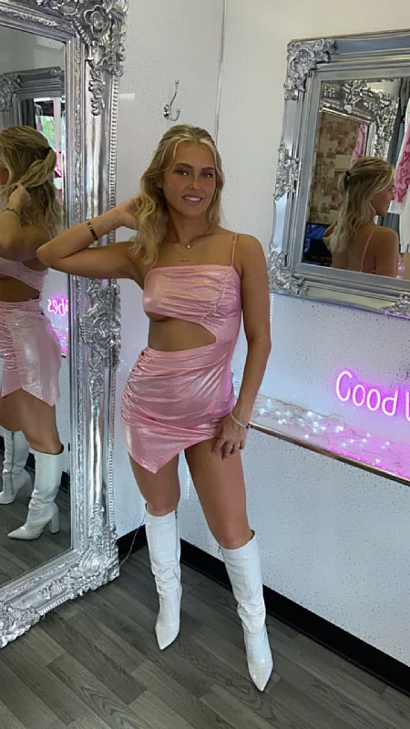 Deal Frenzy Pink Champagne Dress