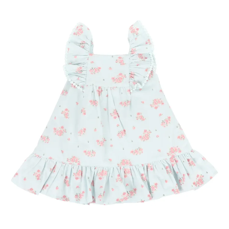 Instant Savings hi-hop Crochet Trim Frill Dress