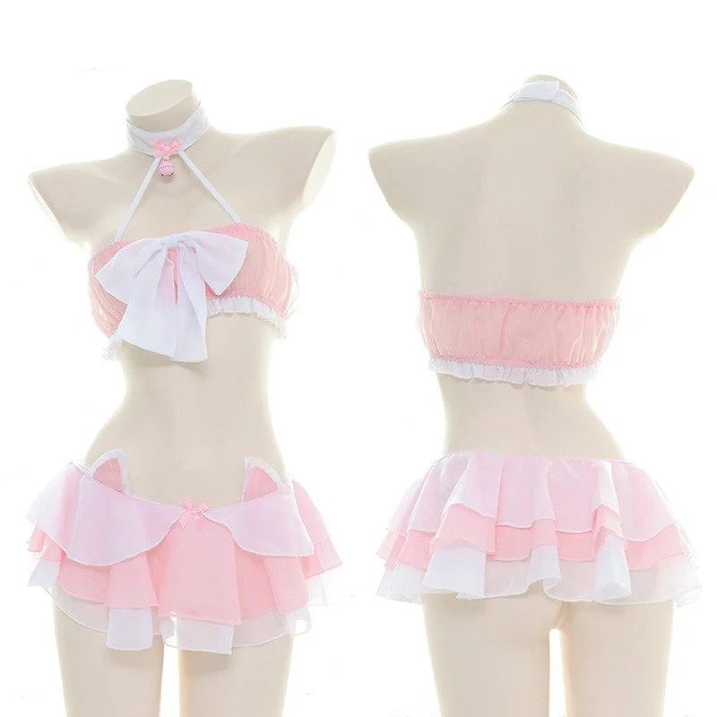 Value Deals Cute bow cat maid suit yv30544
