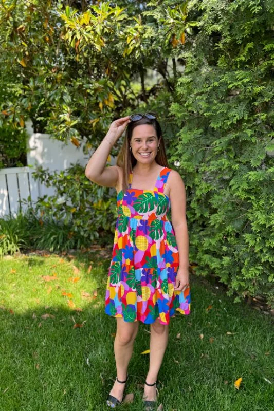 Value Deals Millie Smocked Back Sleeveless Tiered Dress