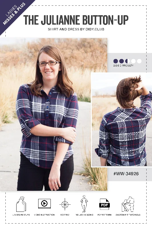 Quick Sale Julianne Button-up Shirt and Dress