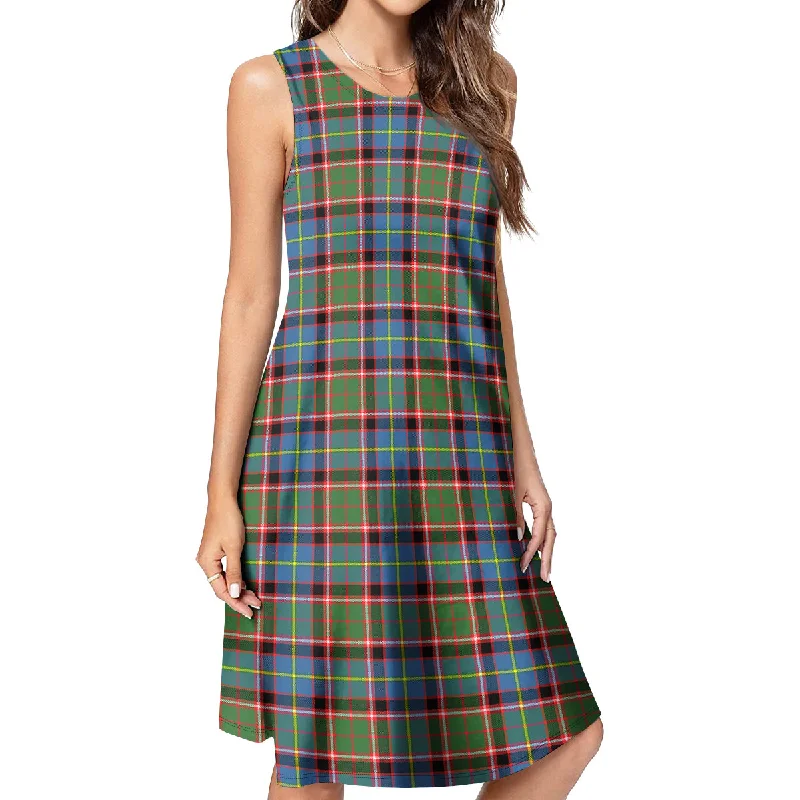 Bonus Savings Aikenhead Tartan Womens Casual Dresses