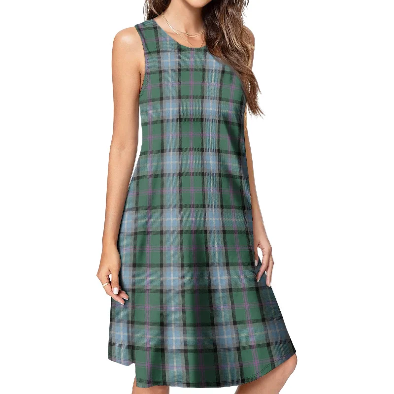 Super Savings Alexander of Menstry Hunting Tartan Womens Casual Dresses