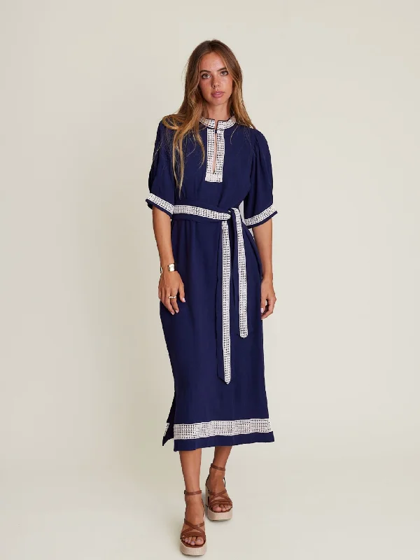 Discount Days MAZE DRESS NAVY