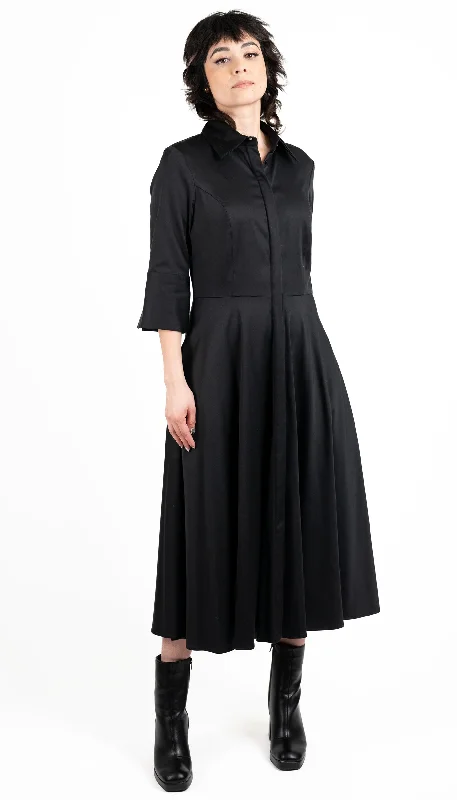 Exclusive Savings Valeria ShirtDress/ Black