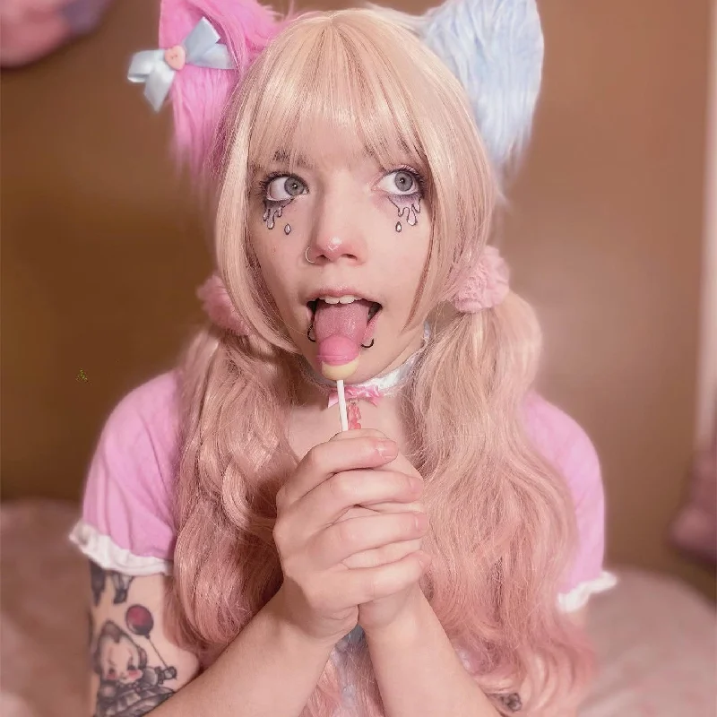 Amazing Deals Review for Youvimi pastel Lolita Grey Pink Wig YV42741