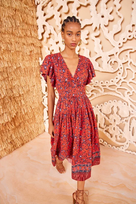 Members Only Lyria Dress - Poppy
