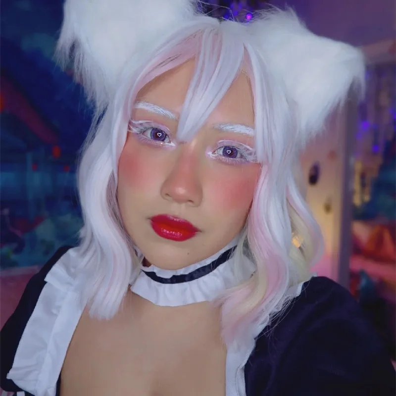 Bargain Prices Review for Harajuku colorful cos wig YV43005