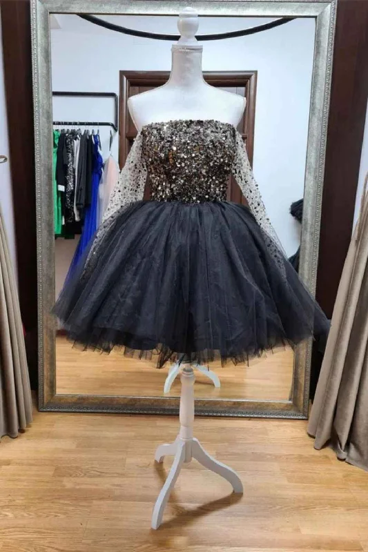 Warehouse Sale Ball Gown Off The Shoulder Homecoming Dress With Beading