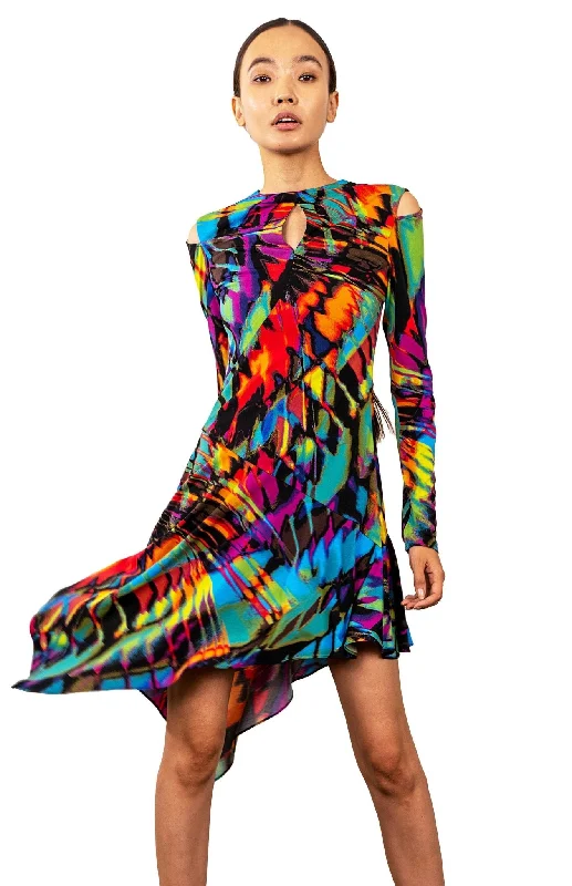 Special Savings Aerope Papillon | Long Sleeve Jersey Dress