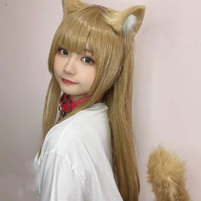 Extra Discounts cosplay cat ear headband + cat tail yv30604