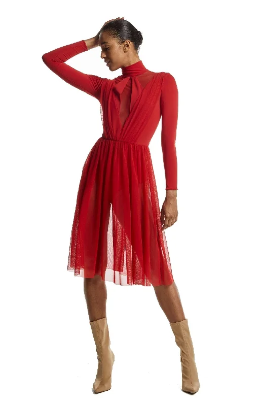 Deal of the Day Nymphe | Chic Ballet: Sheer Cocktail Bodysuit Dress