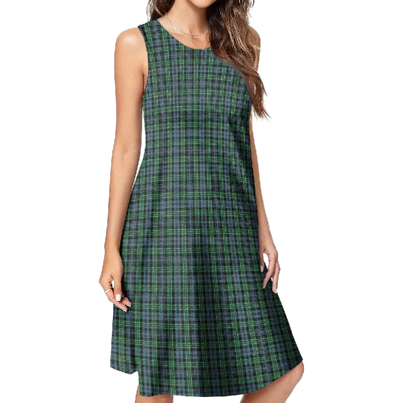 Closeout Arbuthnot Tartan Womens Casual Dresses
