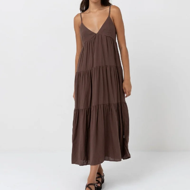 Great Bargains Classic Tiered Midi Dress