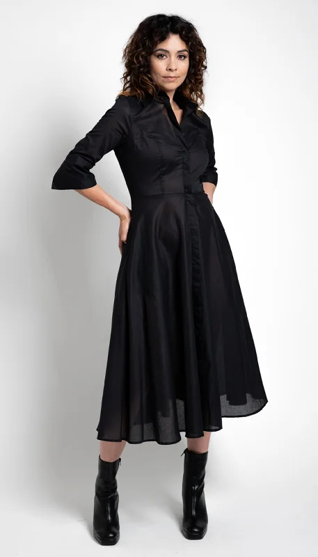 Discount Extravaganza Valeria ShirtDress/ Black
