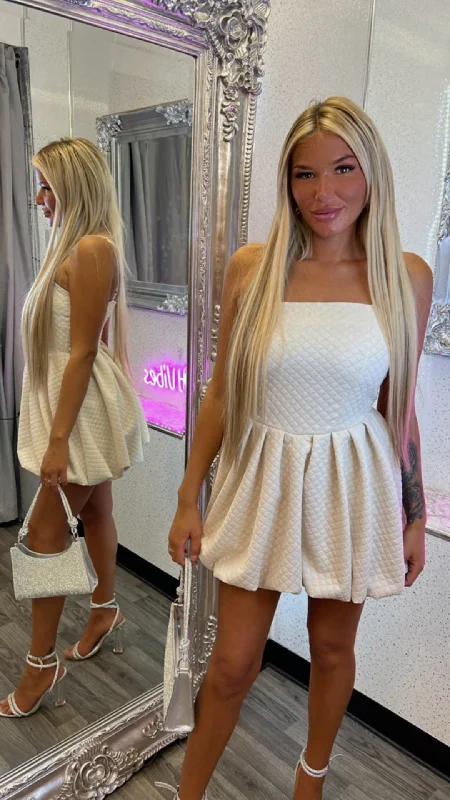 Epic Deals Quilted Puffball Dress
