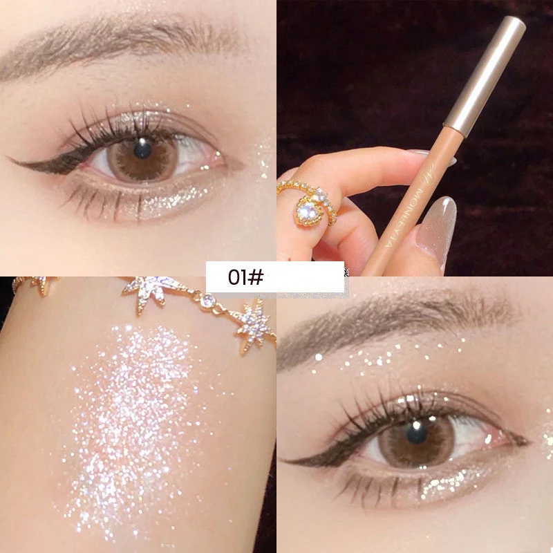 Steals and Deals Pearlescent brightening lying silkworm pen Y0029