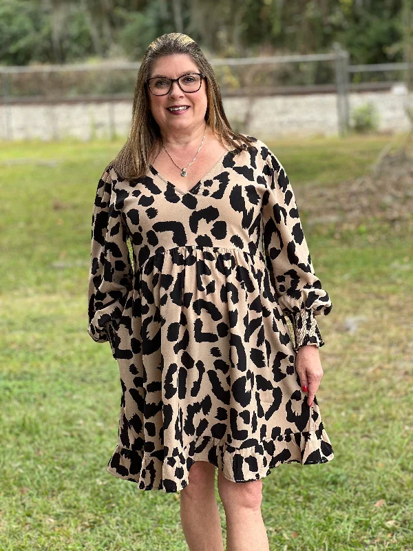 Lowest Price Jodifl Large Leopard Print Dress