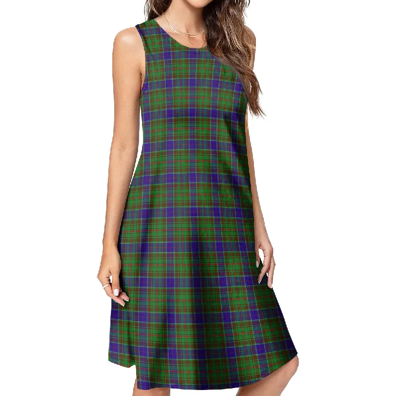 Deep Discounts Adam Tartan Womens Casual Dresses