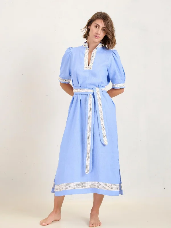 Can't Be Beat MAZE DRESS SKY
