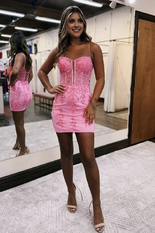 New Markdowns Detachable Off-the-Shoulder Feathers Appliques Sexy Fitted Homecoming Dress