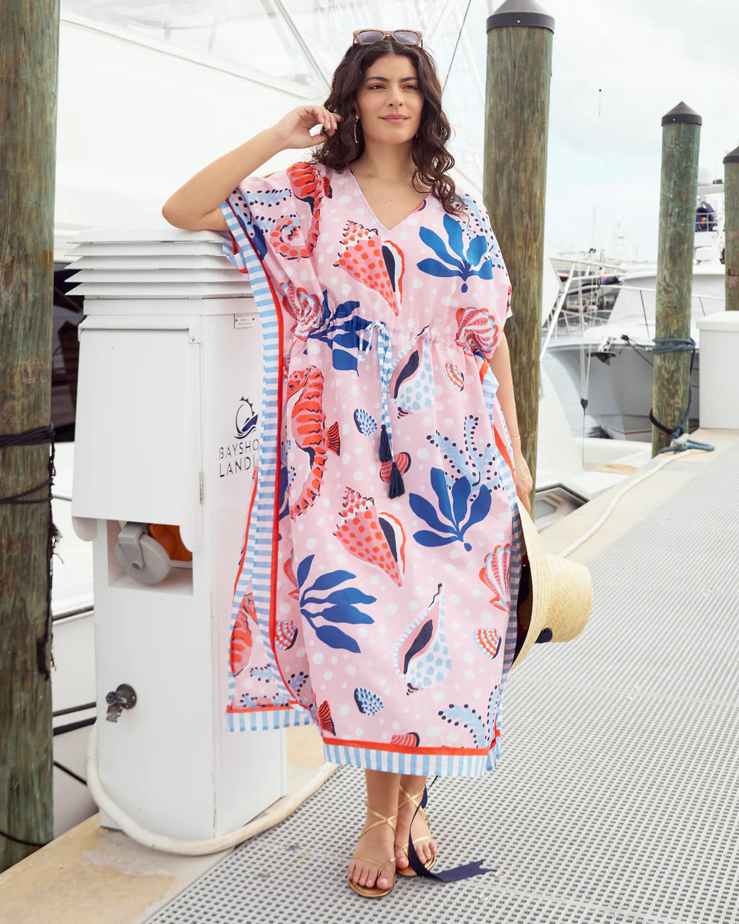 Time-Limited Offer Seahorse Haven Caftan