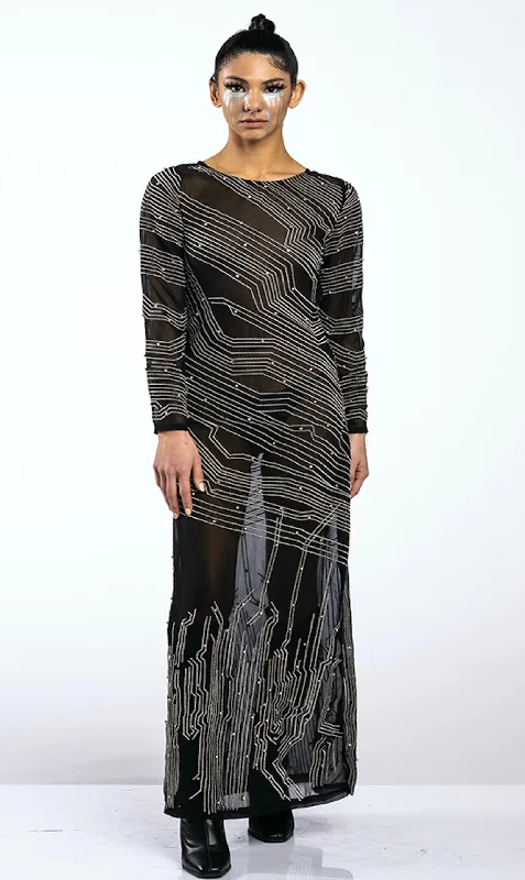 Price Smash Any Old Iron Long Circuit Dress