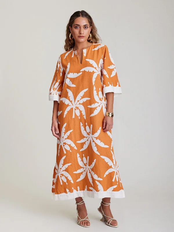 Price Buster TROPICALE KAFTAN TANGERINE