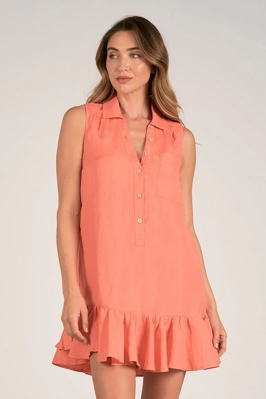 Super Sale Sleeveless Collar Dress