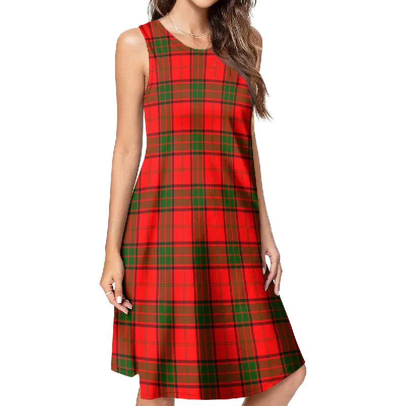 Take Advantage Adair Tartan Womens Casual Dresses