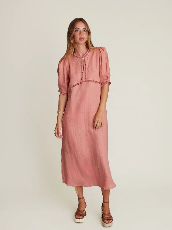 The Best Prices SCULPT DRESS BLUE CLAY