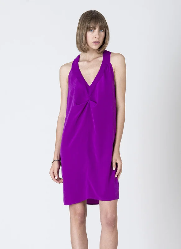 Factory Direct Sale NIXIE DRESS Pink Shock SILK SALE