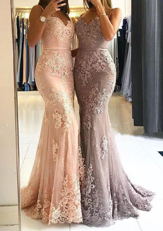 Reduced Prices Mermaid Sweetheart Sleeveless Floor-Length Tulle Prom Dress With Appliqued Reduced Prices Mermaid Sweetheart Sleeveless Floor-Length Tulle Prom Dress With Appliqued