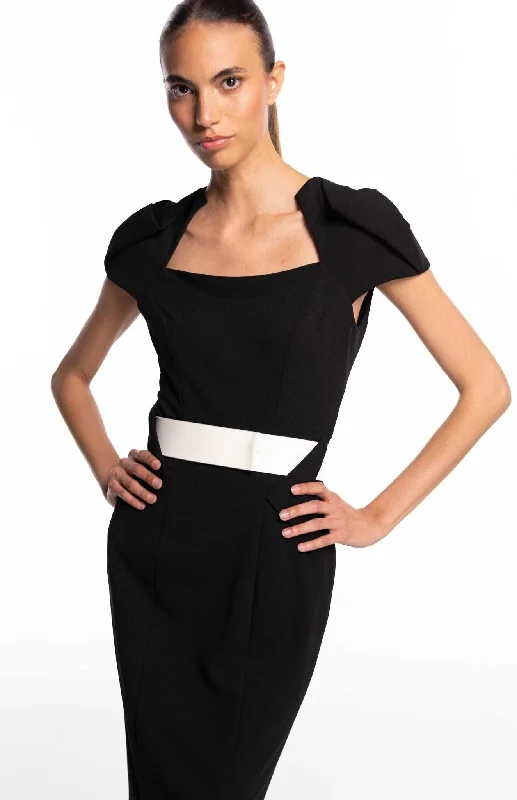 Special Discount Tempest | Perfect Contours: Midi Cocktail Dress