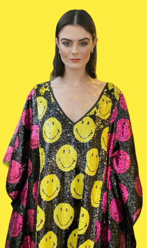 Crazy Deals Any Old Iron x Smiley Stacked Smiles Kaftan