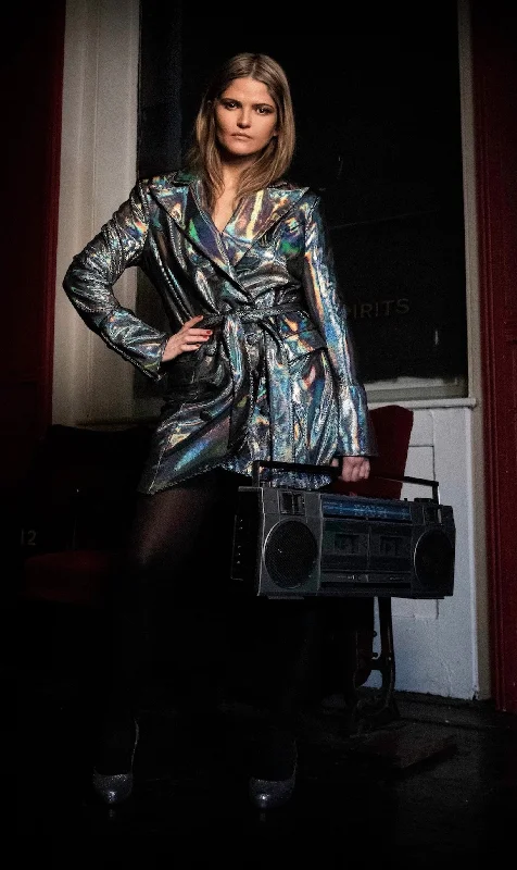 Amazing Deals Any Old Iron Liquid Rainbow Jacket Dress