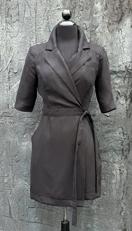 Price Slash Wrap Tunic/Mini Dress / Black