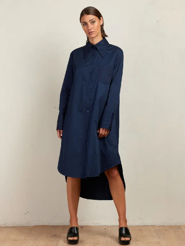 Stock Up and Save SHIRT DRESS FRENCH NAVY