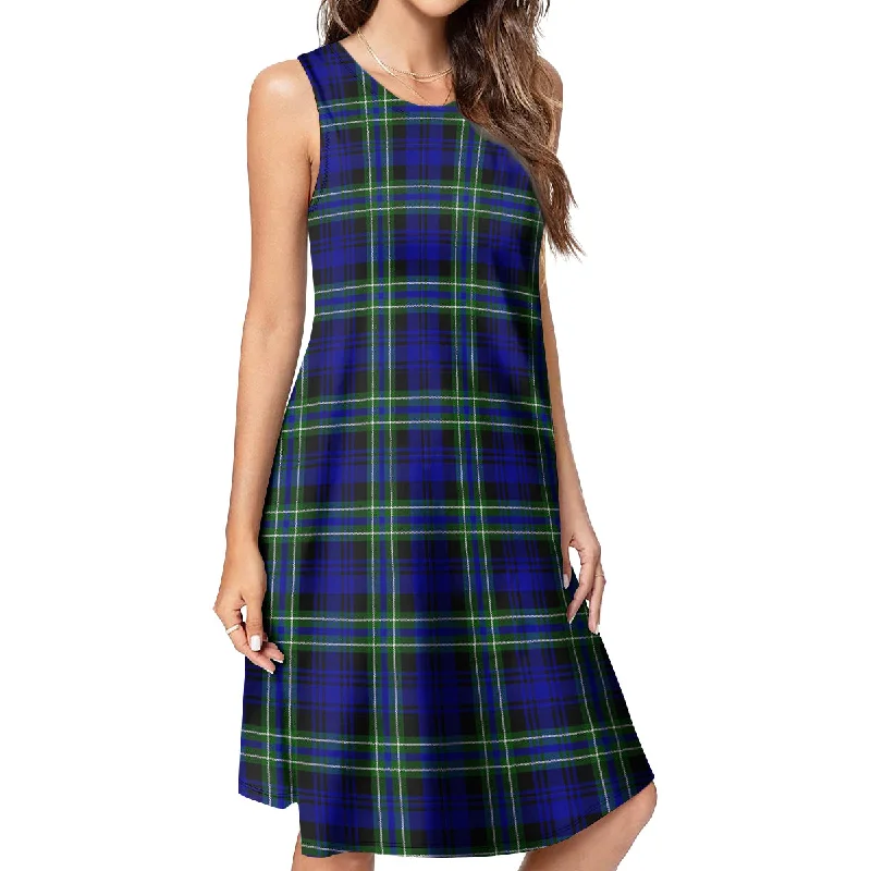Weekend Deal Arbuthnot Modern Tartan Womens Casual Dresses