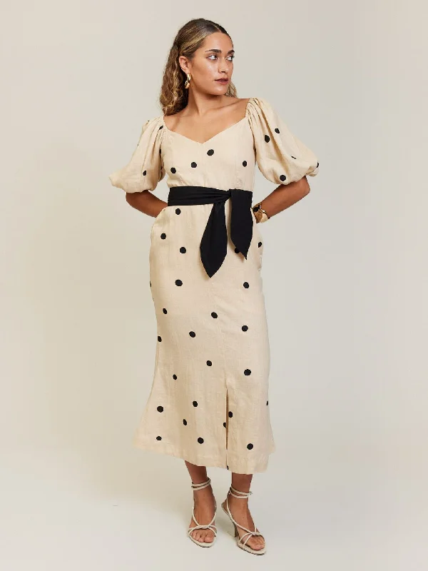 Overstock KICK FLARE DRESS SPOT